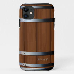 Retro hölzernes Bier-Fass Case-Mate iPhone Hülle