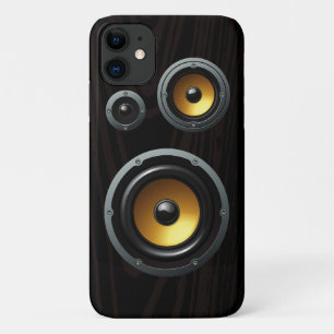 Retro Holzkörner Lautsprecher Trio Case-Mate iPhone Hülle