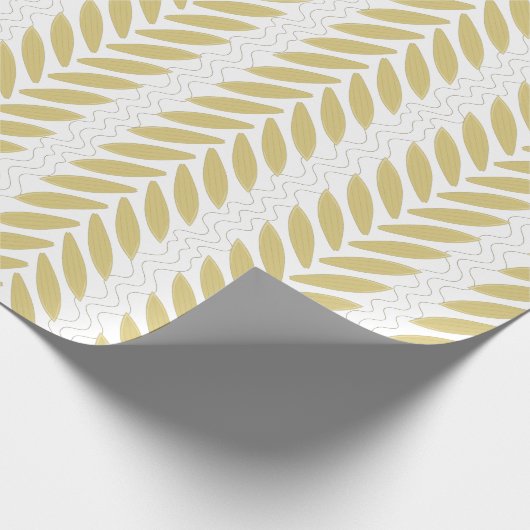 Retro-Holzsurfbretter Cool Geschenkpapier (Ecke)