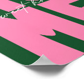 Retro "Home Sweet Home" Bold Typography Poster (Ecke)