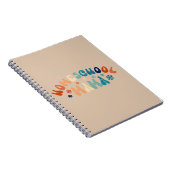 Retro Homeschool Mama Mama Notizblock (Rechte Seite)
