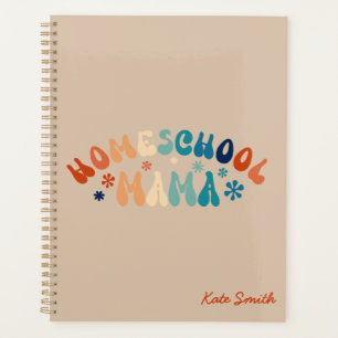 Retro Homeschool Mama Mama Personalisiert Planer