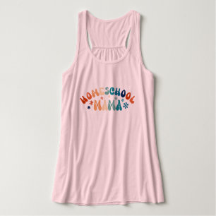 Retro Homeschool Mama Mama Tank Top