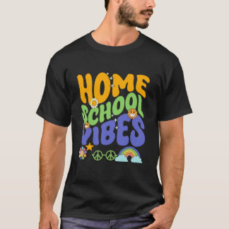 Retro-Homeschool-Vibes Homeschooling-Mutter Lehrer T-Shirt