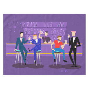 Retro homosexuelle Bar-Tischdecke Tischdecke