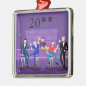 Retro homosexuelle Bar-Verzierung Silbernes Ornament (Links)