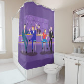 Retro homosexueller Bar-Duschvorhang Duschvorhang (Beispiel)