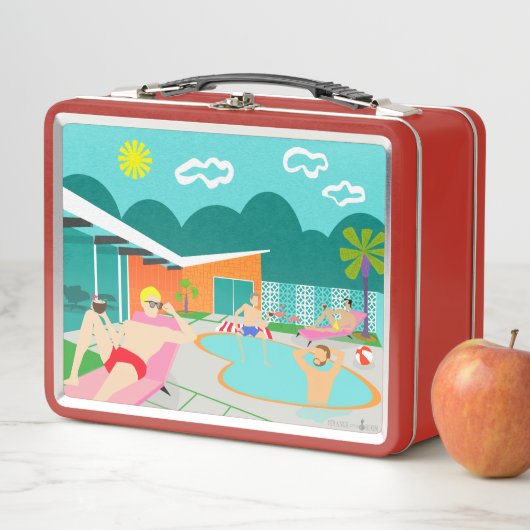 Retro homosexueller metall lunch box (Beispiel)