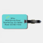 Retro homosexueller Pool-Party-Gepäck-Umbau Gepäckanhänger (Rückseite horizontal)