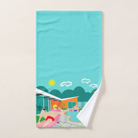 Retro homosexuelles Pool-Party-Tuch-Set Badhandtuch Set (Handtuch)