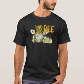 Retro Honey Bee Gnome Bee Seligen Kindness Inspira T-Shirt (Vorderseite)