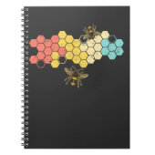 Retro Honeycomb Beekeeper Design for Bee Lover Notizblock (Vorderseite)