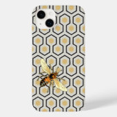 Retro Honeycomb Muster Beehive Case-Mate iPhone Hülle (Rückseite)