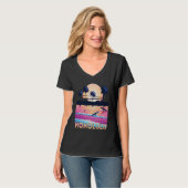 Retro Honolulu Hawaii Souvenir Surf T-Shirt (Vorderseite Vollansicht)