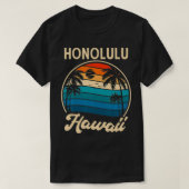 Retro Honolulu Hawaii T-Shirt (Design vorne)