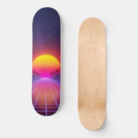 Retro Horizon Skateboard (Vorderseite)