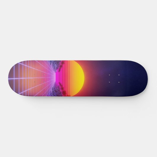 Retro-Horizont Skateboard (Horizontal)