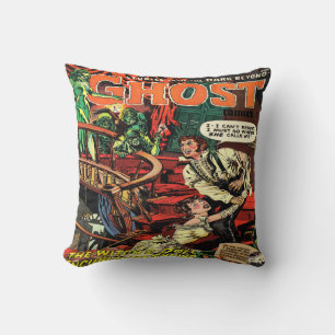 Retro Horror Comic Buch dekorative Throw Kissen