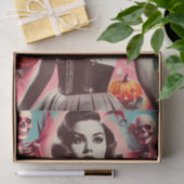 Retro Horror Girl Seidenpapier (Geschenk)