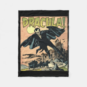 Retro Horror Movie Monster Vampire Vintag Hallowag Fleecedecke