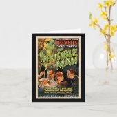 Retro Horror Movie S Monsters Halloween Karte (Gelbe Blume)