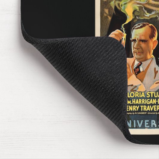 Retro Horror Movie S Monsters Halloween Mousepad (Ecke)