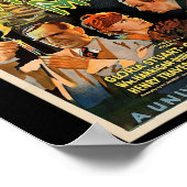 Retro Horror Movie S Monsters Halloween Poster (Ecke)