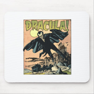 Retro-Horrorfilm-Monster-Vampir-Vintage-Halloween Mousepad
