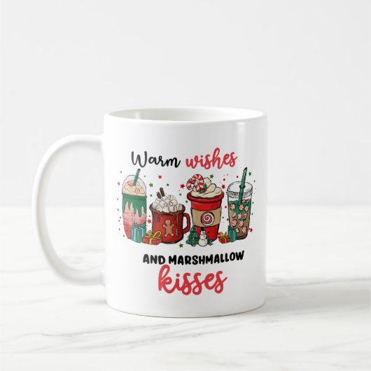 Retro Hot Chocoa Schokolade Weihnachten Tasse (Links)