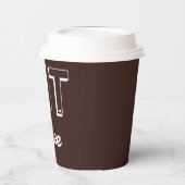 Retro Hot Coffee Paper Cups Pappbecher (Links)