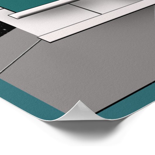 Retro Hot Dog Shoppe Poster (Ecke)