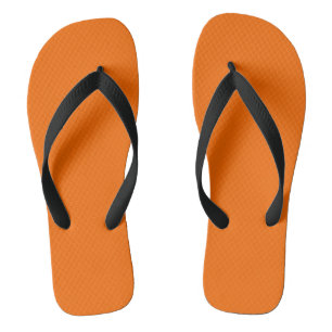 RETRO HOT ORANGE ERWACHSENE FARBE BADESANDALEN