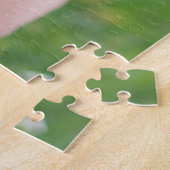 Retro Hot Pink Tantchen Foto Puzzle (Seite)