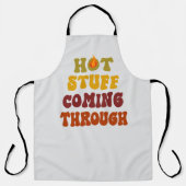 Retro Hot Stuff durch die Küche Schürze GRILLEN (Vorderseite)