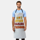 Retro Hot Stuff durch die Küche Schürze GRILLEN (Getragen)