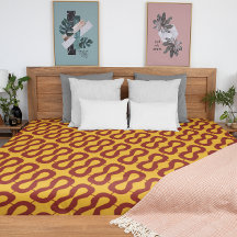 Retro Hourglass Geometrisches Mustervordach