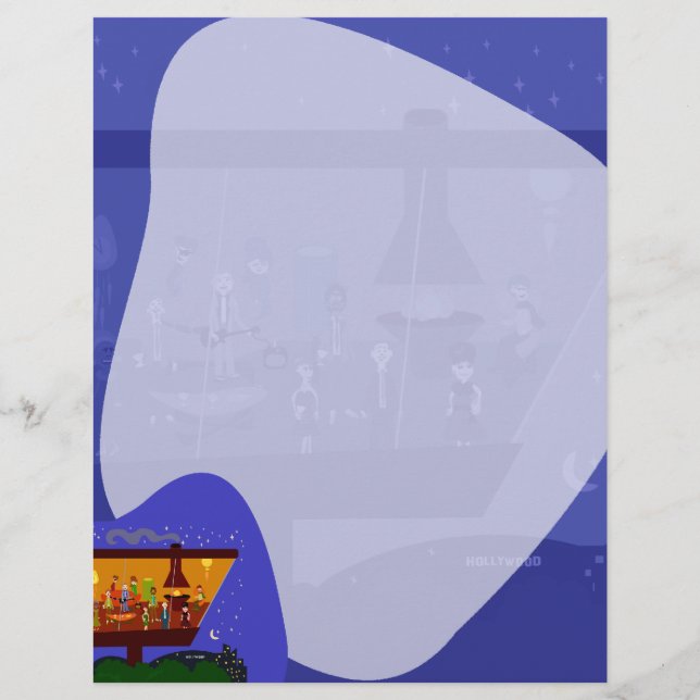 Retro House Party Fun Jet Set Design (Vorderseite)