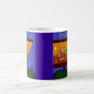 Retro House Party Fun Jet Set Design Kaffeetasse