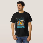 Retro Housekeeping Housekeeper T-Shirt (Vorne ganz)