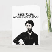 RETRO HOUSEWIFE FUNNY BIRTHDAY FEMALE FRIEND CARD KARTE (Vorderseite)