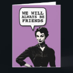 RETRO HOUSEWIFE FUNNY BIRTHDAY GIRL FRIEND CARD KARTE<br><div class="desc">FREUND,  WIR WERDEN IMMER FREUNDE SEIN. DU WEISST ZU VIEL! GLÜCKLICH BIRTHDAY CARD.</div>