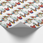 Retro Housewives Geschenkpapier (Ecke)