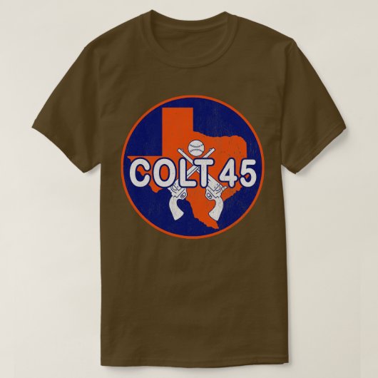 Retro Houston Colt 45s Baseball TShirt (Design vorne)