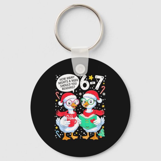 Retro How Many Nights A Week Should You Be Reading Schlüsselanhänger (Vorderseite)