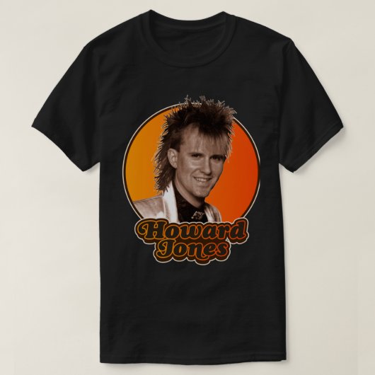 Retro Howard Jones Tribute Classic T - Shirt (Design vorne)