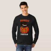 Retro Howdy Pumpkin Fall Autumn Western Halloween T-Shirt (Vorne ganz)