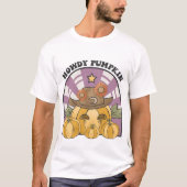 Retro Howdy Pumpkin - Fall T - Shirt (Vorderseite)
