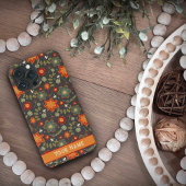 Retro Hübsch Fun Floral Dragonfly Individuelle Nam Case-Mate iPhone Hülle