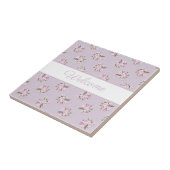 retro hübsches mit Blumenmuster Fliese (Seite)