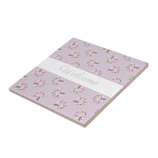 retro hübsches mit Blumenmuster Fliese (Seite)